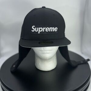 Supreme WF New Era Trapper Hat Size 7 5/8